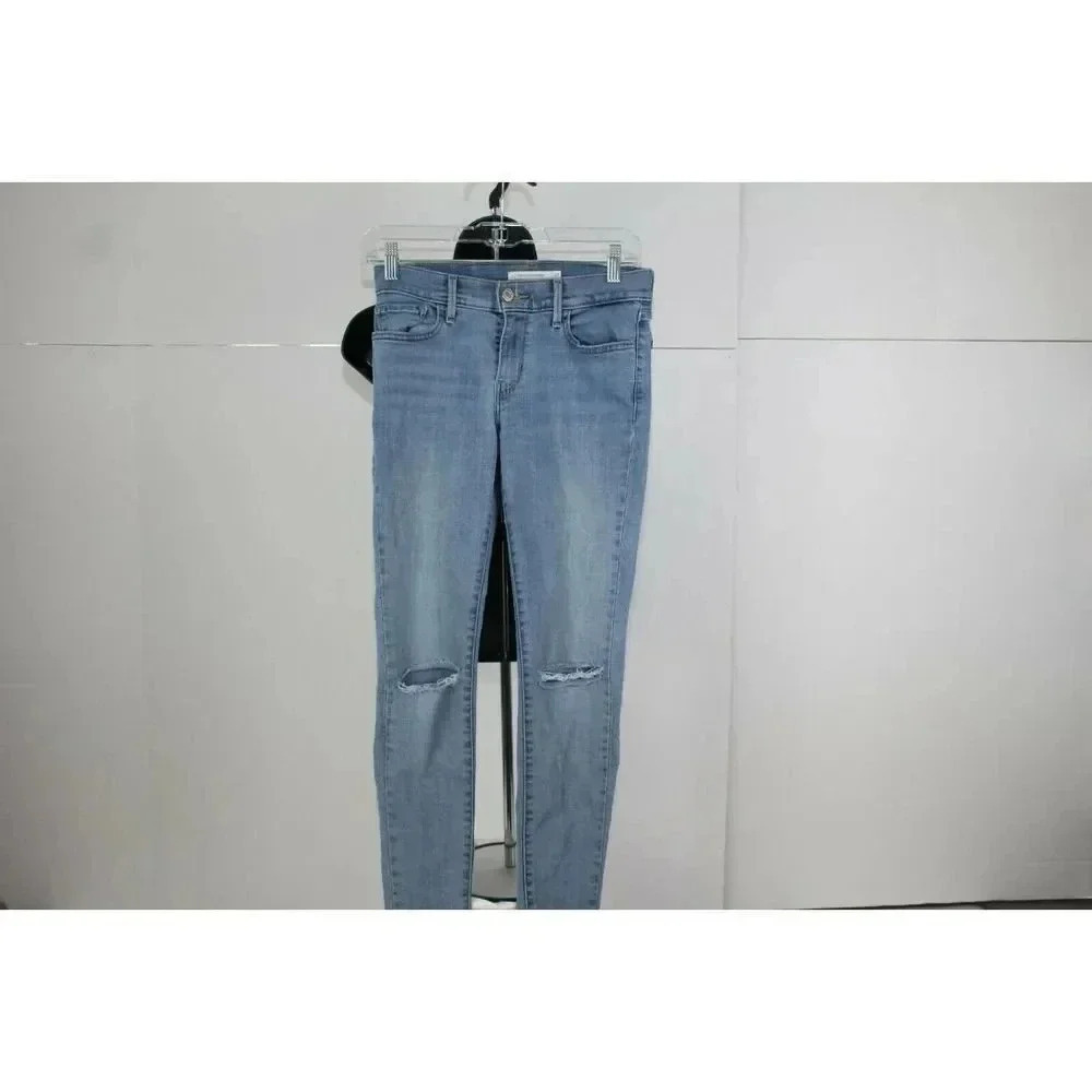 ladies LEVI STRAUSS & CO. stretch 710 super skinny blue jeans size 27